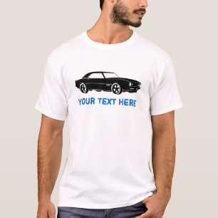 T-shirt Noir de Camaro + votre texte