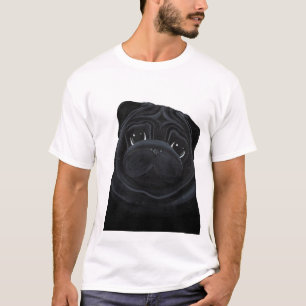T-shirt noir de carlin
