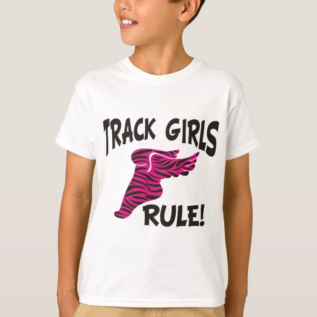 T-SHIRT NOIR DE FILLES DE VOIE SUR DES ROSES INDIEN (Devant)