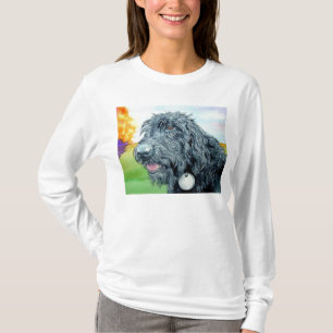 T-shirt noir de Labradoodle Ralph