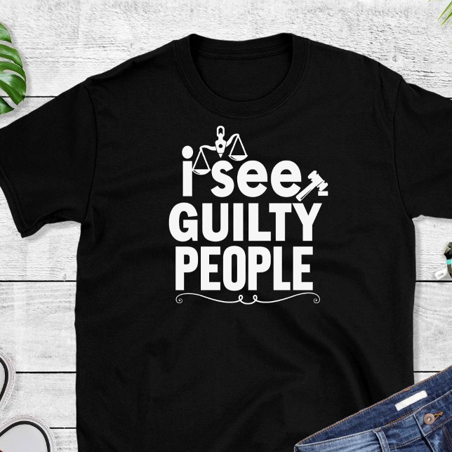 T-shirt noir de l'avocat drôle (Créateur téléchargé)