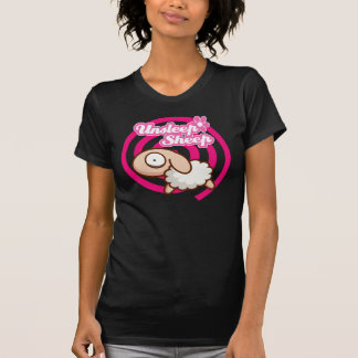 T-shirt Noir de moutons d'Unsleep