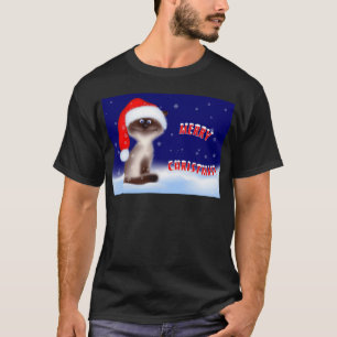 T-shirt noir de Noël