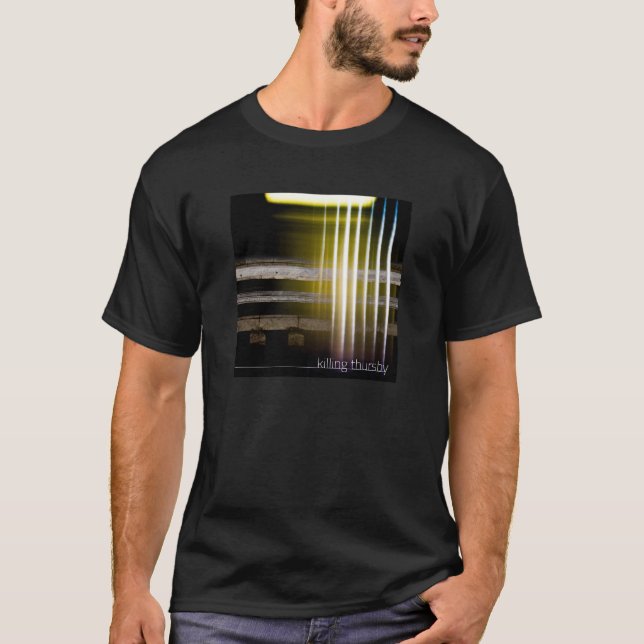 T-shirt noir de PE de Thursby de massacre (Devant)