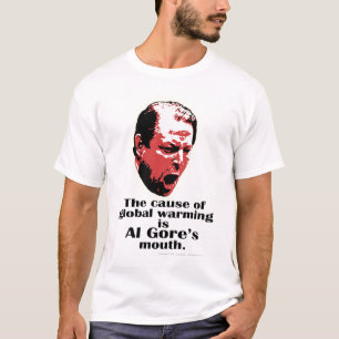 T-shirt Noir de réchauffement climatique d'Al Gore