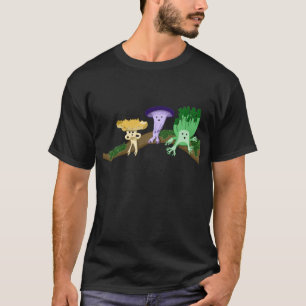 T-shirt noir des amis de la forêt