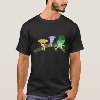T-shirt noir des amis de la forêt