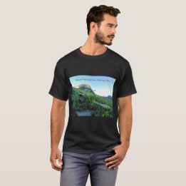 T-shirt noir des prairies du Glacier pour hommes