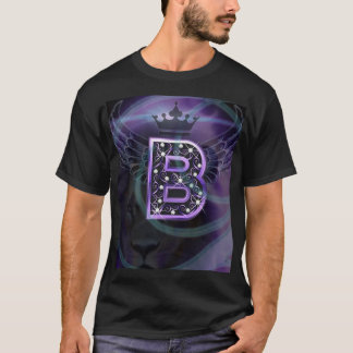 T-shirt Noir design royal lv lion noir