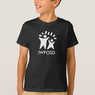 T-shirt noir du JWPOSD des enfants