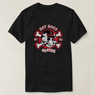 T-shirt noir du passager des hommes classiques