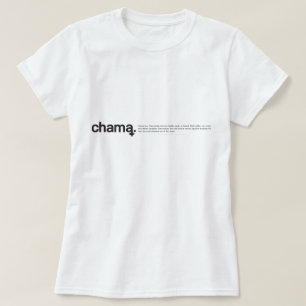 T-shirt noir et blanc Chama