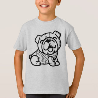 T-shirt NOIR ET BLANC N° 43 - Britanniques Bulldog