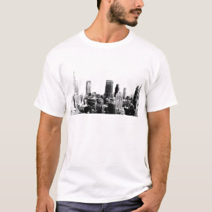 T-shirt Noir et blanc New York City