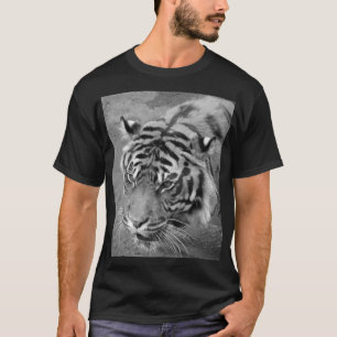T-shirt noir et blanc pour hommes de Sibérie