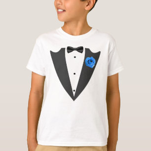 T-shirt noir et blanc Tuxedo