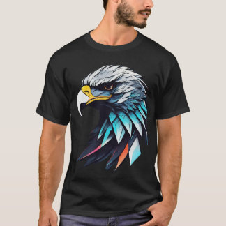 T-shirt noir Futuriste American Eagle