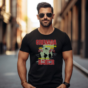 T-shirt noir Grenada Raider Ranger