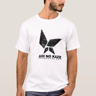 T-shirt Noir grunge d'ANK sur le bleu