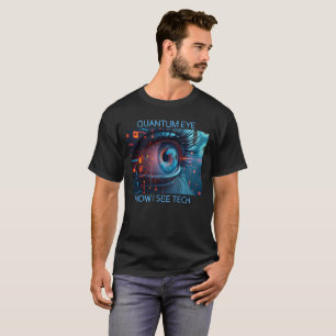 T-shirt noir homme Quantum Eye Tech