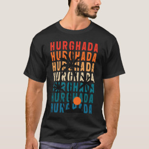 T-shirt noir Hurghada pour hommes