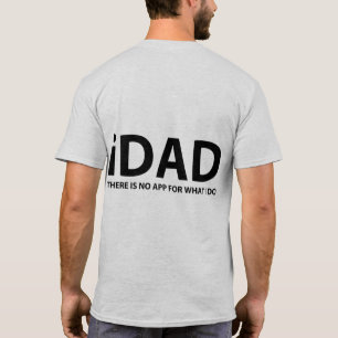 T-shirt noir "iDAD"