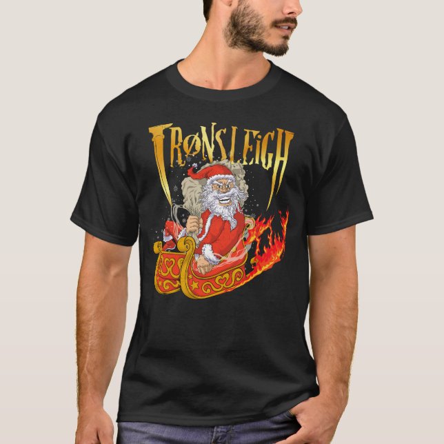 T-shirt noir Irønsleigh (Devant)