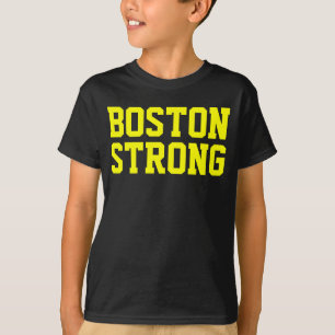 T-shirt Noir jaune fort de Boston