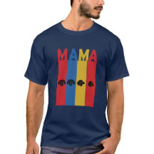 T-shirt noir MAMA Basic