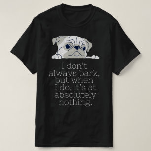 T-shirt noir minimaliste Carlin : écorce