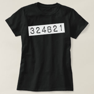 T-shirt Noir orphelin 324B21