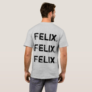 T-shirt noir orphelin de citation de Felix