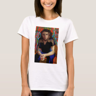 T-shirt Noir orphelin   Tatiana Maslany - collage de