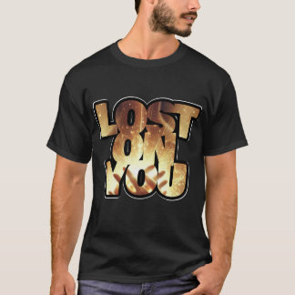T-Shirt Noir « Perdu Sur Toi »
