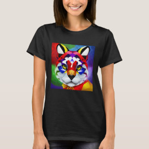 T-shirt noir pour femmes Alexander's Cat