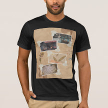 T-shirt noir pour hommes
