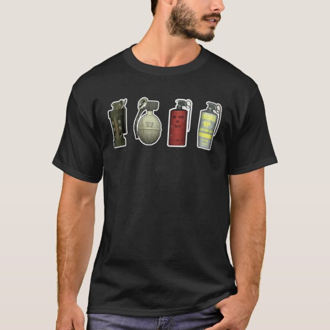 T-shirt noir pour hommes SoF2 Nades (Devant)