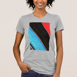 T-shirt Noir Rouge Et Bleu 312