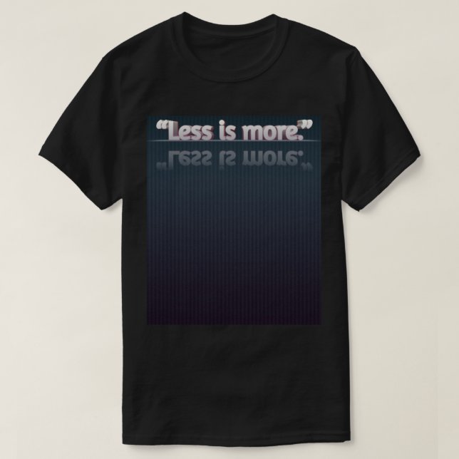 T-shirt noir simple  (Design devant)
