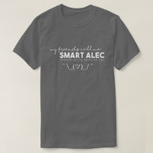 T-shirt noir Smart Alec