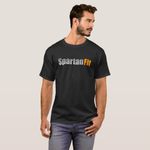 T-shirt noir spartiate