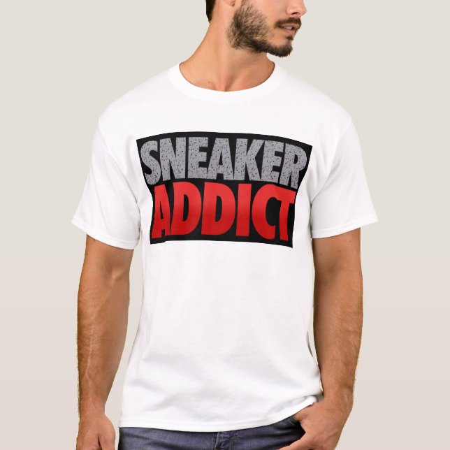 T-shirt Noir tacheté d'intoxiqué de basket (Devant)