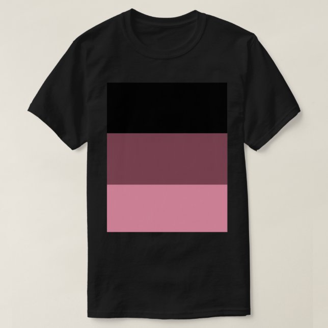 T-shirt Noir tonique à Baker Miller Pink Graphic (Design devant)