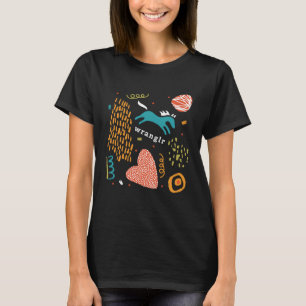T-shirt noir Wranglr