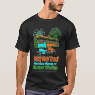T-shirt Noircissez, apportez la voie ovale emballant de