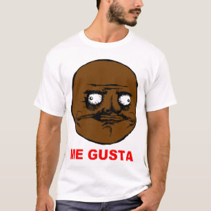 T-shirt Noircissez-moi visage Meme de rage de Gusta