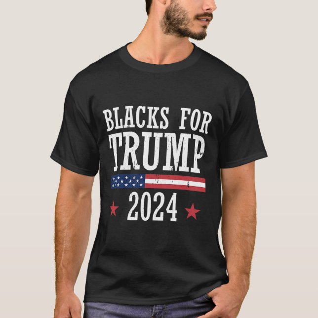 T-shirt Noirs Pour La Républ Électorale Présidentielle De  (Devant)