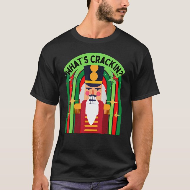 T-shirt Noisette de Noël Qu'est-ce qui craque Xmas Tee (Devant)