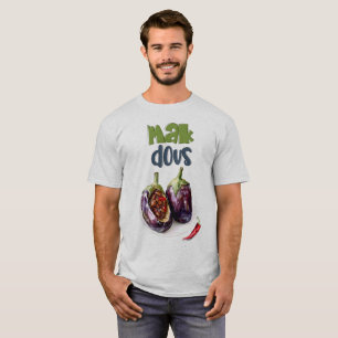 T-shirt Noix d'aubergine farcies, Garlic et flamboyants mé