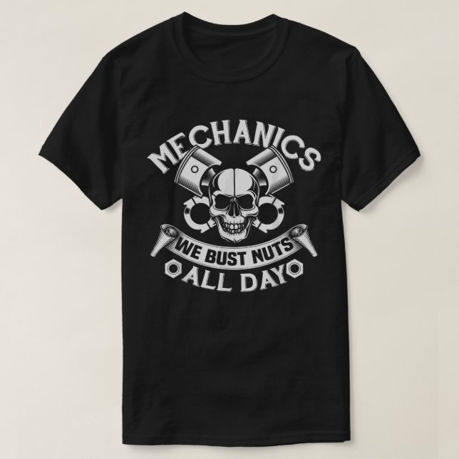 T-shirt Noix de buste mécanique drôle Amour adulte plaisan (Design devant)